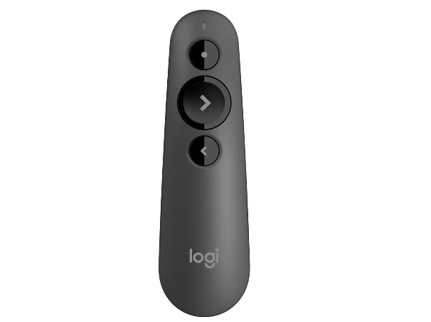 Logitech รีโมทนำเสนองานเลเซอร์พอยเตอร์แสงสีแดง