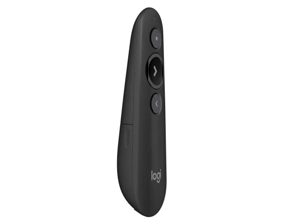 Logitech รีโมทนำเสนองานเลเซอร์พอยเตอร์แสงสีแดง