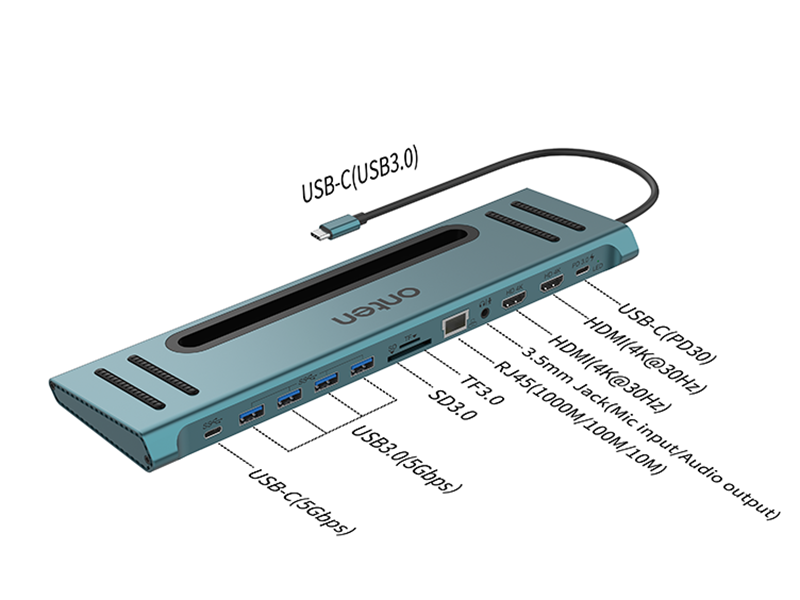 ONTEN OTN-9199 USB-C 12 in 1