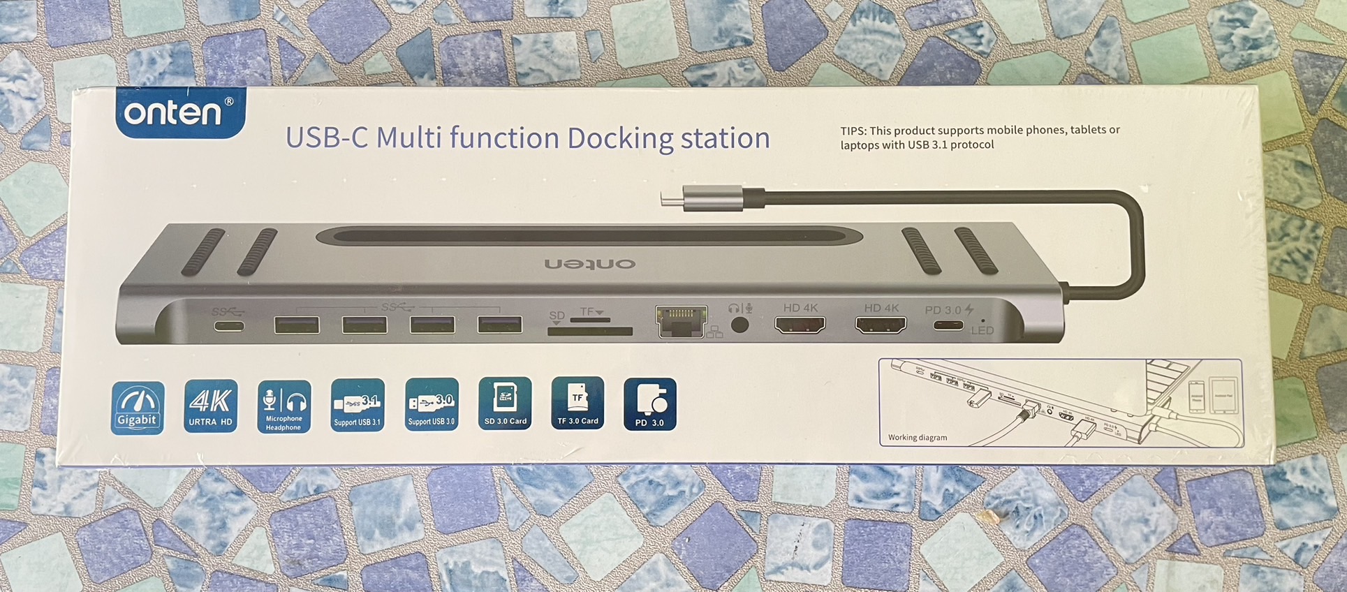 ONTEN OTN-9199 USB-C 12 in 1