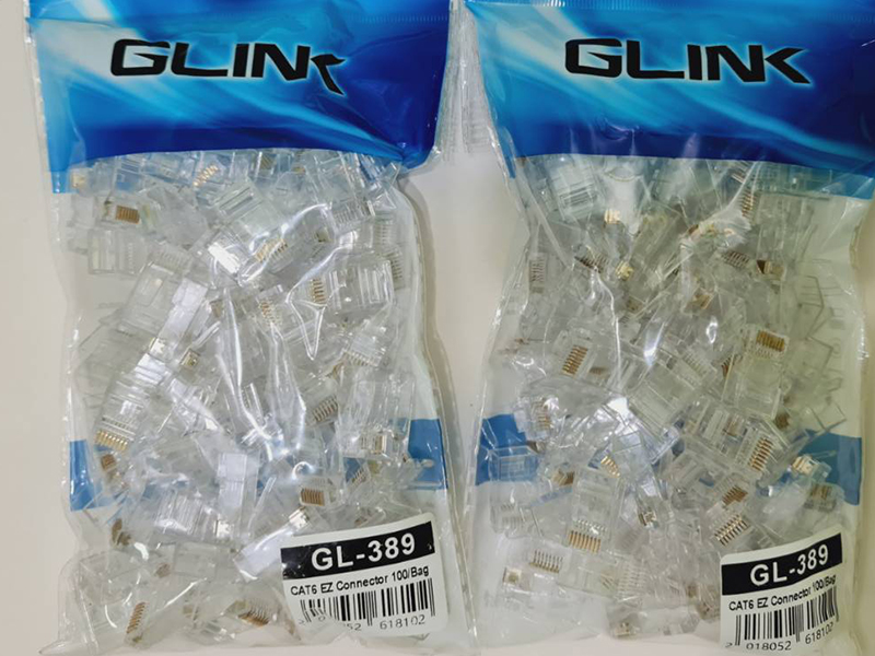 GLINK GL-389 หัวแลน  RJ45 CAT6 แบบหัวทะลุ