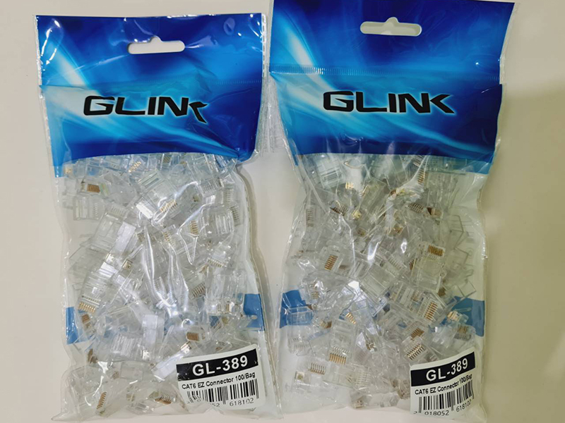 GLINK GL-389 หัวแลน  RJ45 CAT6 แบบหัวทะลุ