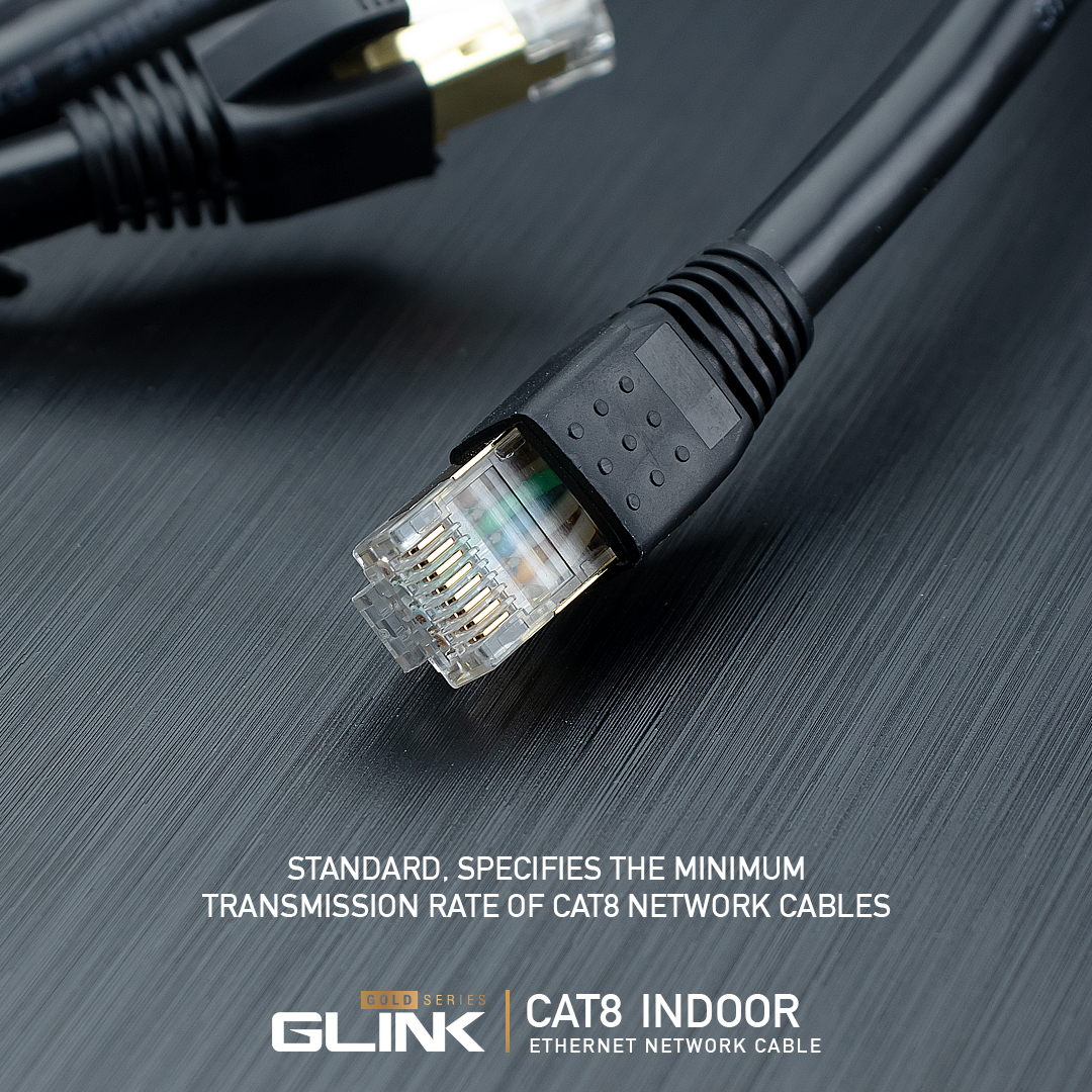 GLINK LAN CAT8 ETHERNET NETWORK CABLE 5.0M INDOOR