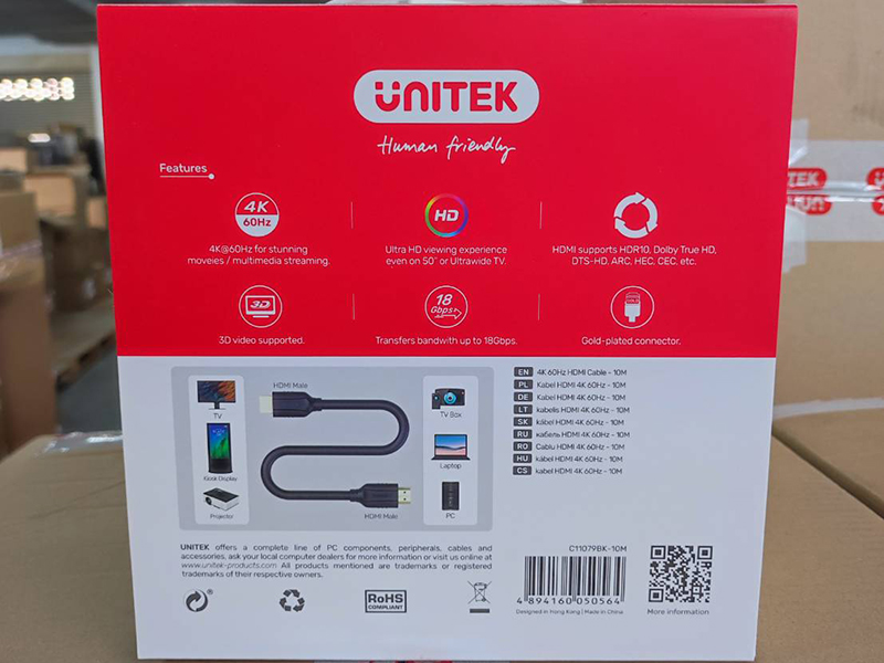 UNITEK HDMI VERSION 2.0 4K@60Hz. สายยาว 15.0เมตร