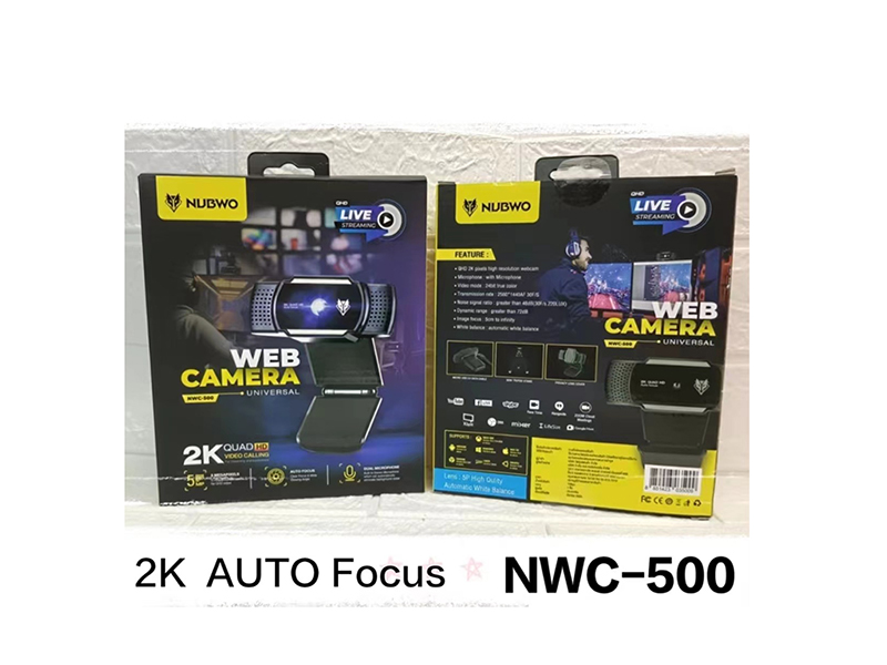 NUBWO NWC-500 กล้องเวปแคมความละเอียด 2ล้านพิกเซล