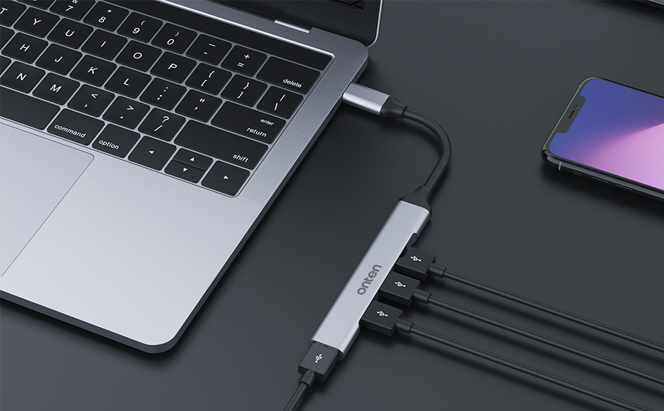 ONTEN OTN-9701 USB-C Hub 4port 1xUSB3.0+3xUSB2.0