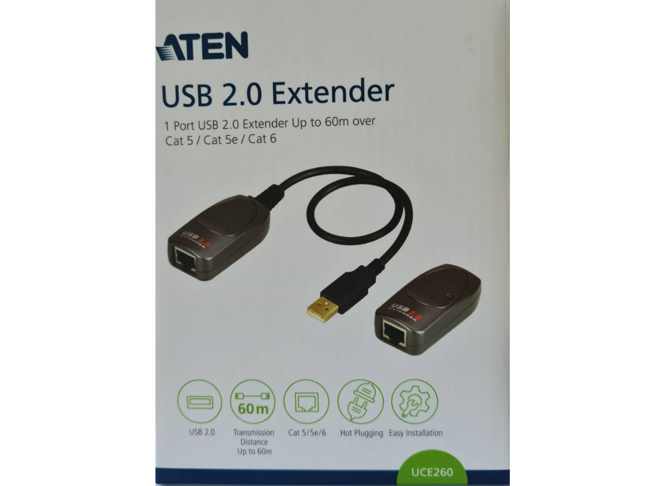 ATEN UCE260 USB 2.0 CAT5 EXTENDER UP TO 60M