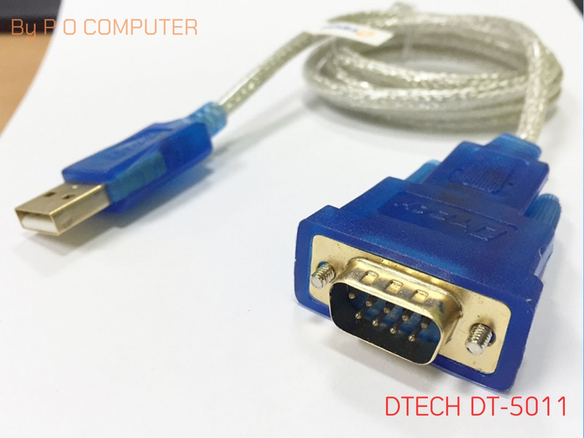 DTECH DT-5011 USB2.0 TO RS232/DB9Mail สายยาว 1.2เมตร