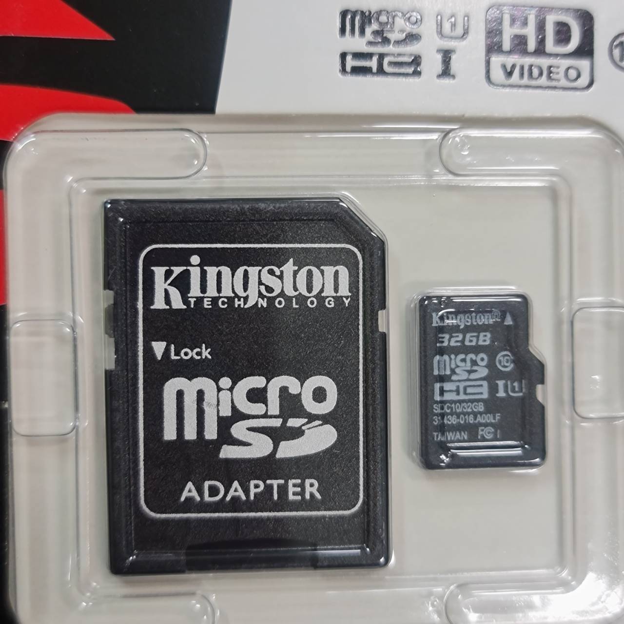 Kingston MICRO SD CARD 32GB + ADAPTER