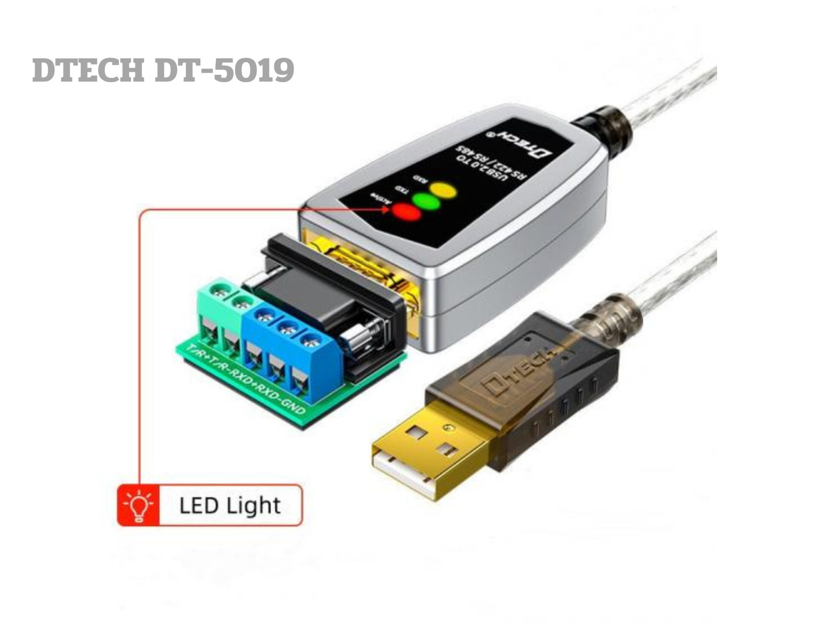 DTECH DT-5091 USB2.0 TO RS422/RS485 SERIAL ADAPTER