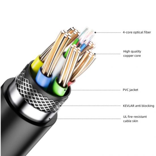 DTECH DT-HF2010 CABLE HDMI V2.0 FIBER OPTIC 10.0M