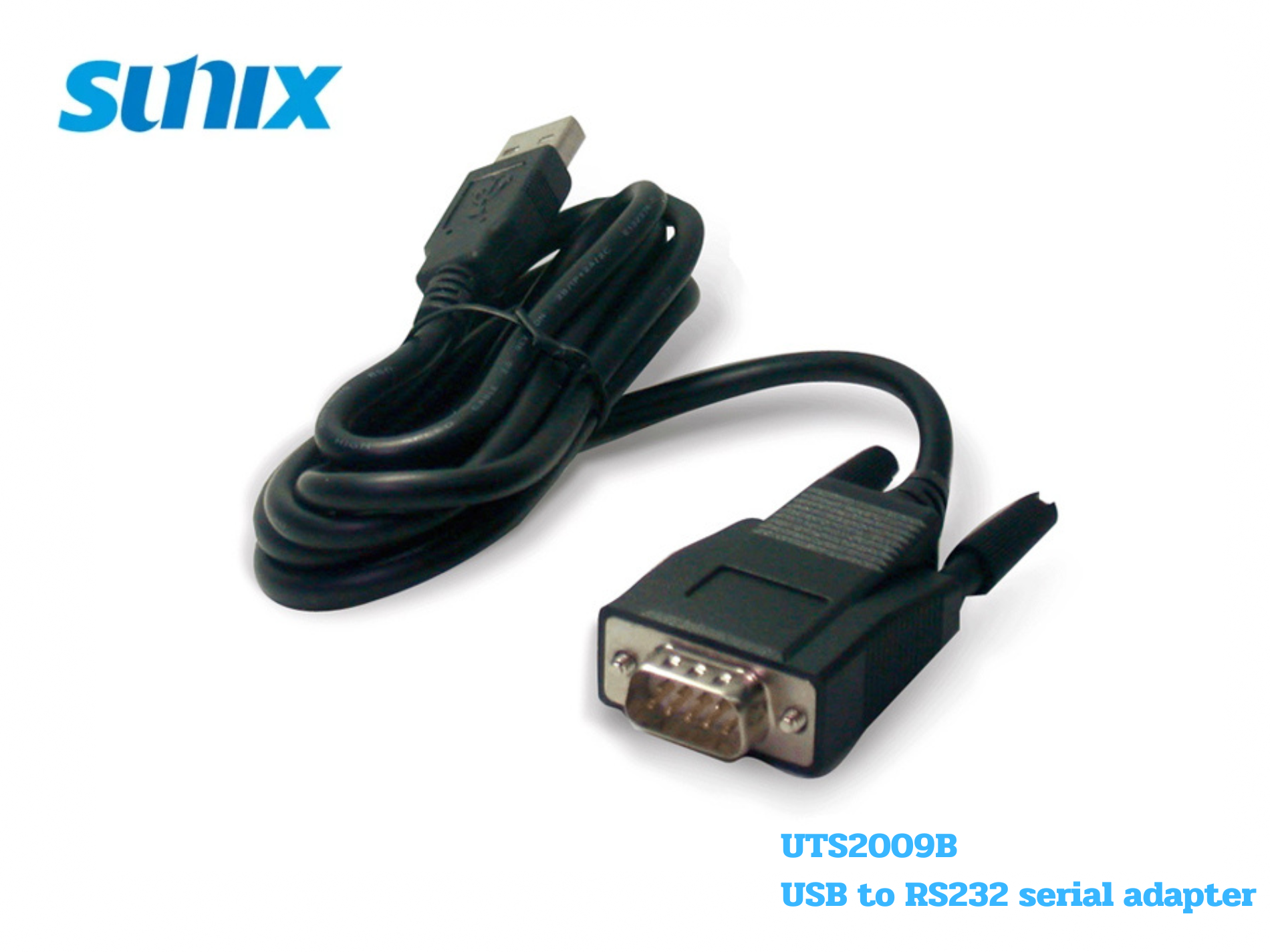 SUNIX UTS1009GC USB TO RS232/DB9Mail ADAPTER 1.2M