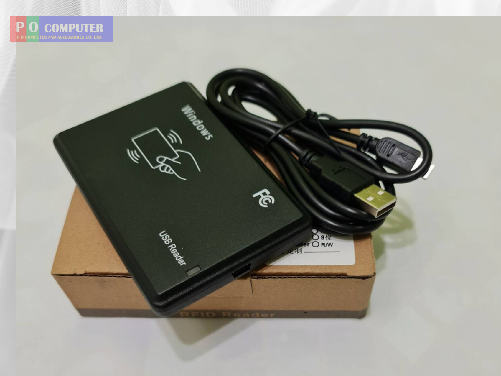 CA-0004 EM4100 RFID USB Card Reader 125KHz ครื่องอ่านบัตร RFID