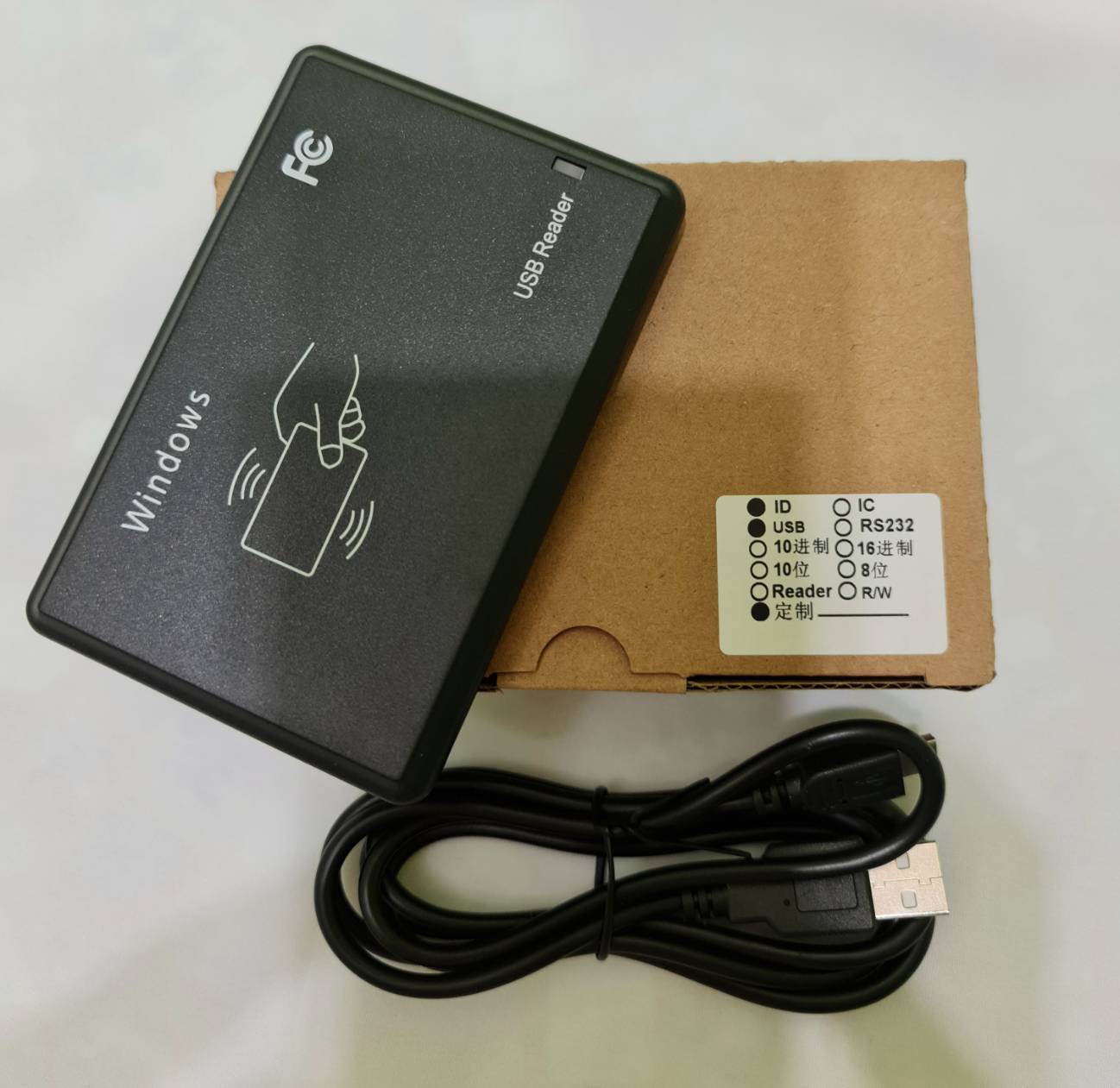 CA-0004 EM4100 RFID USB Card Reader 125KHz ครื่องอ่านบัตร RFID