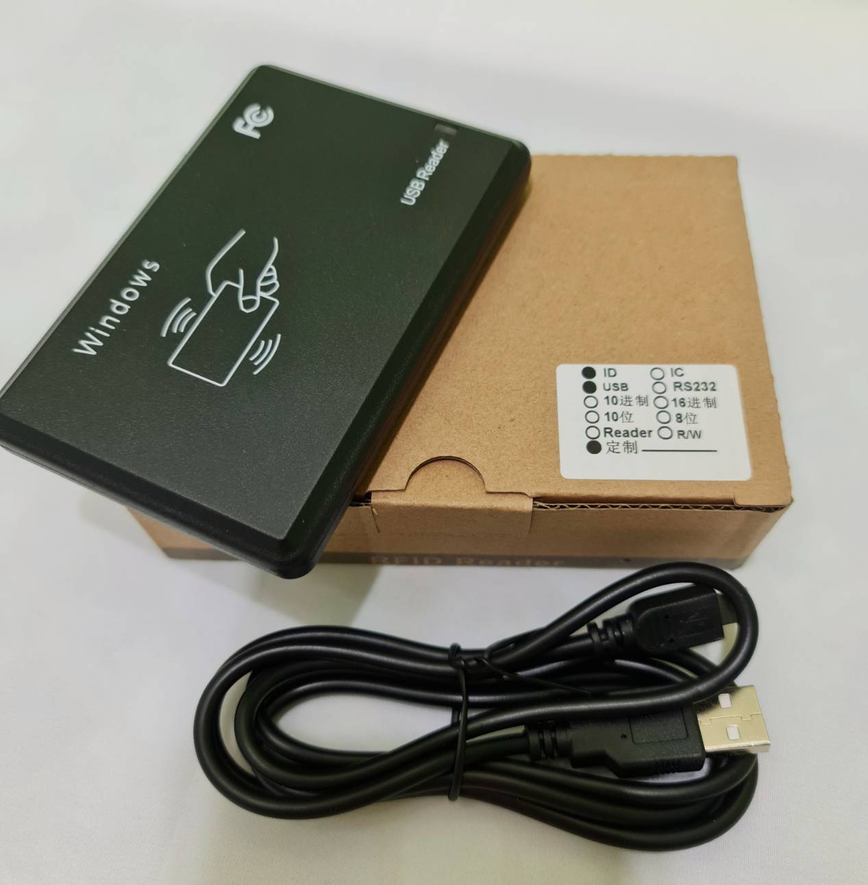 CA-0004 EM4100 RFID USB Card Reader 125KHz ครื่องอ่านบัตร RFID