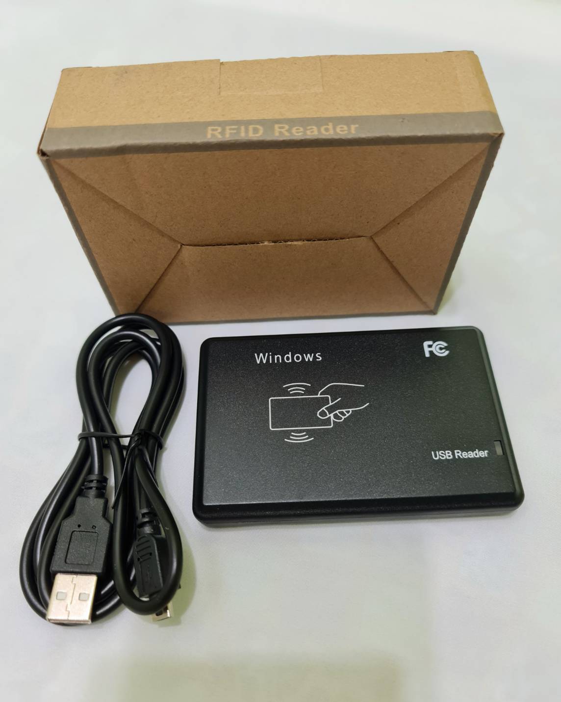 CA-0004 EM4100 RFID USB Card Reader 125KHz ครื่องอ่านบัตร RFID