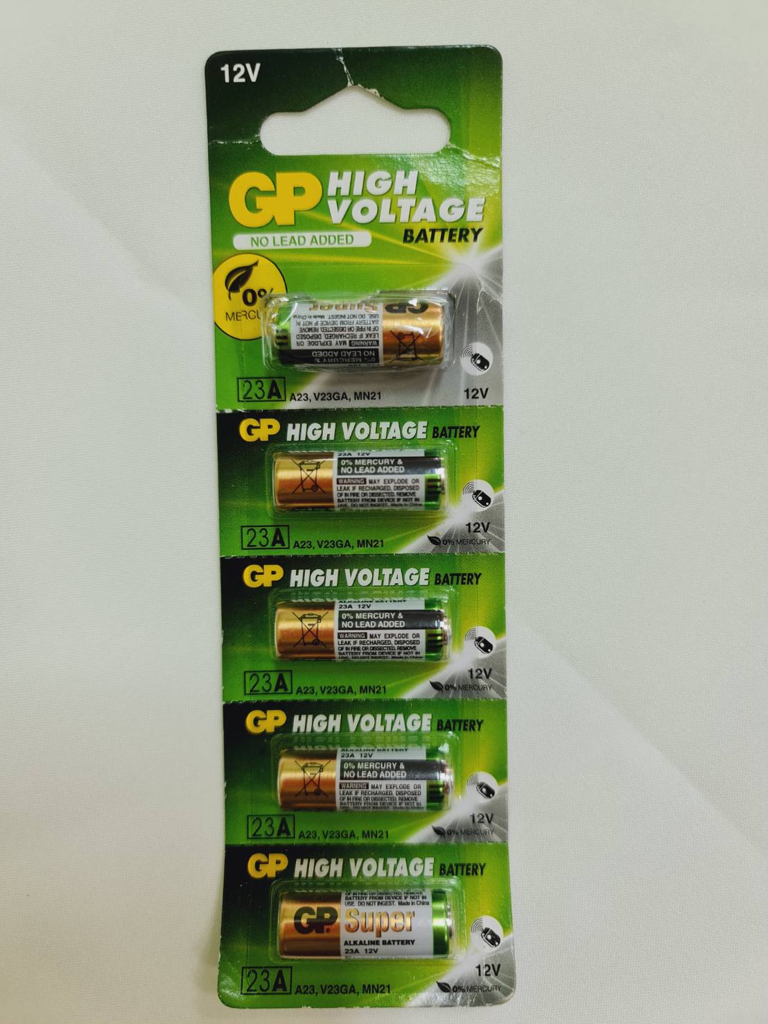 GP HIGH VOLTAGE BATTERY 12V ถ่านรีโมท