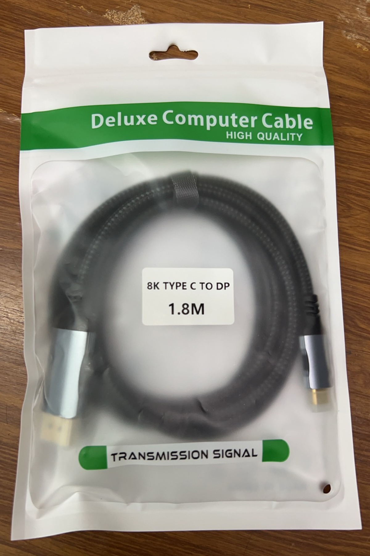 CABLE USB TYPE-C TO DISPLAY PORT 8K สายยาว 1.8เมตร