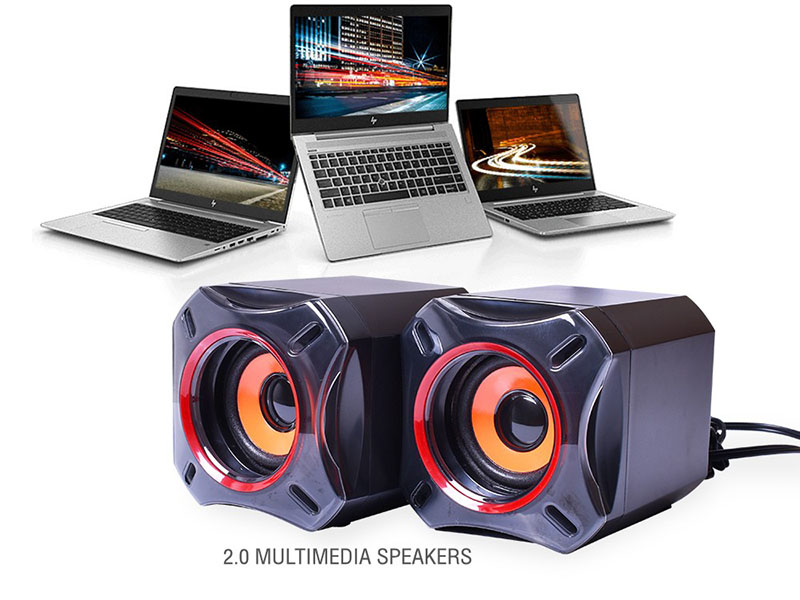 OKER M8 USB MULTIMEDIA DESKTOP SPEAKERS 10Watt.