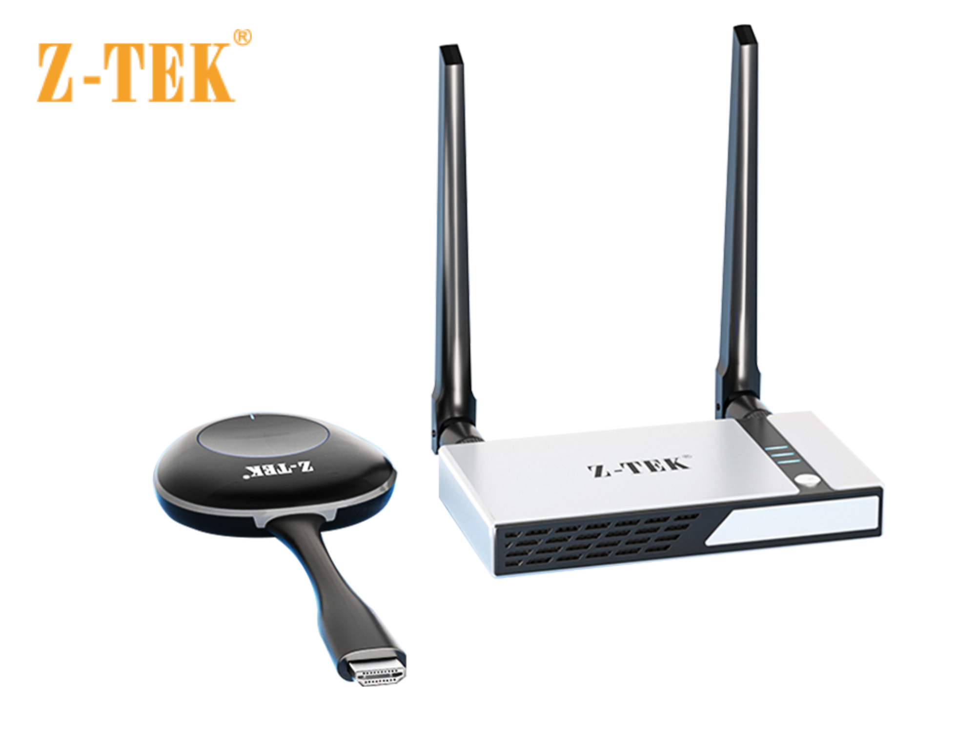 Z-TEK HDMI Video Transmitter & Receiver Wireless Extender 50M