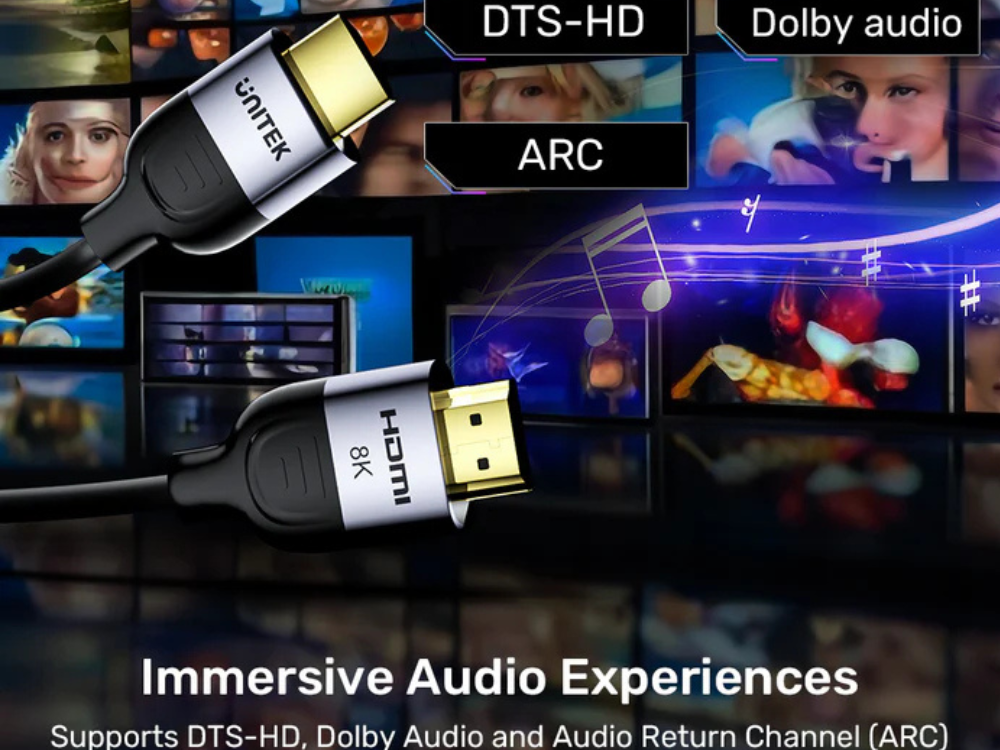 UNITEK HDMI V2.1 8K@60Hz.,4K@120Hz. สายยาว 5เมตร