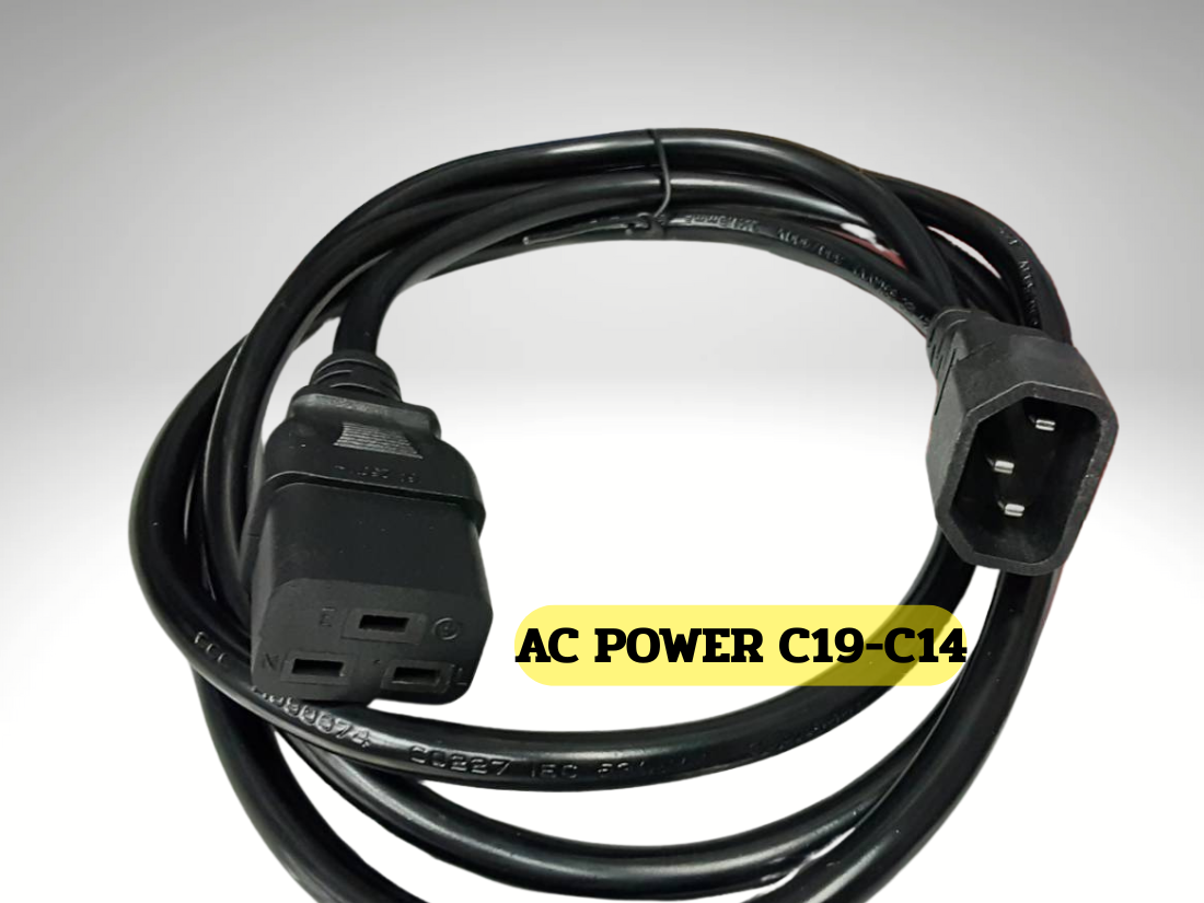 AC POWER CABLE C19-C14 สายใน 3x1.5mm. สายยาว 1.8เมตร
