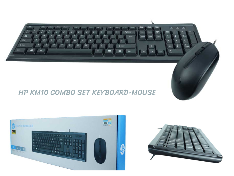 HP KM10 COMBO SET USB KEYBOARD + USB MOUSE