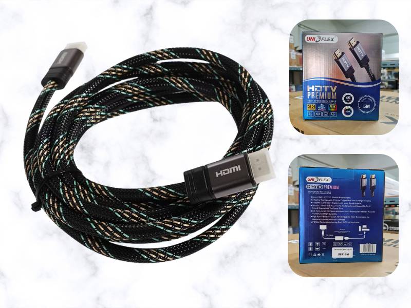UNIFLEX UFX-5M CABLE HDMI V2.0 4K ULTRA HD 5.0M