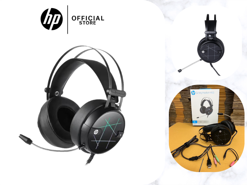 HP H160 GAMING HEADSET 2 x 3.5MM AUDIO JACK + USB