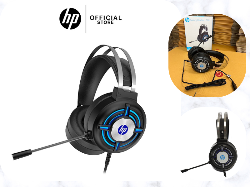 HP H120 GAMING HEADSET WITH 3.5 AUDIO JACK