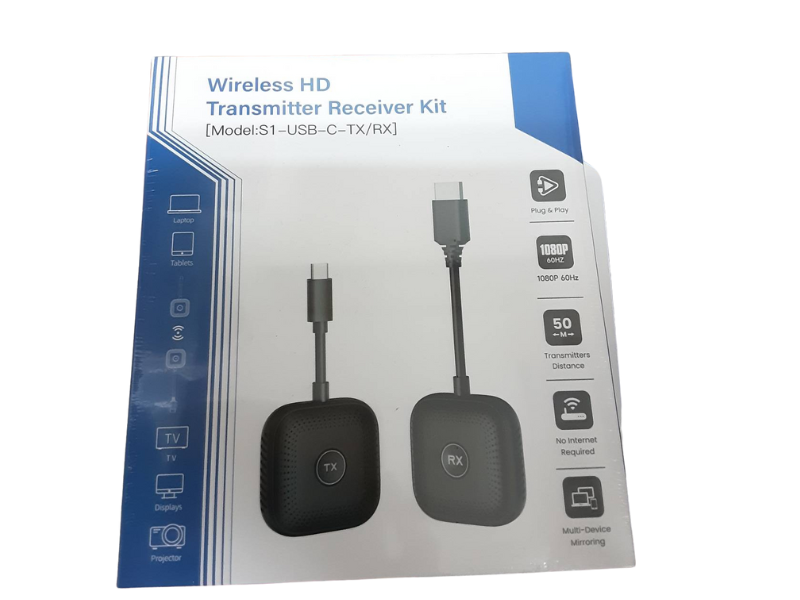 Wireless HD Transmitter Receiver kIT 50เมตร Wireless HD Transmitter Receiver kIT 50เมตร