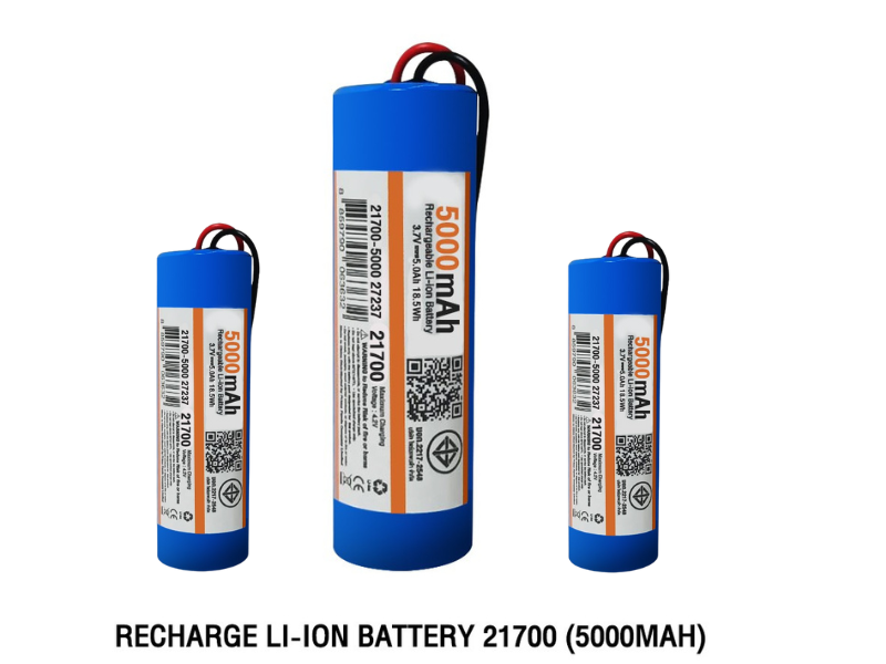 GLINKแบตเตอรี่ลิเธียมความจุ 5000mAh 3.7V 5.0Ah 18.5Wh
