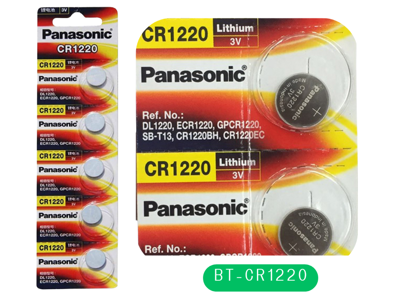 PANASONIC LITHIUM BATTERY 3V ถ่านกระดุมลิเธียม 3V รุ่น CR1220