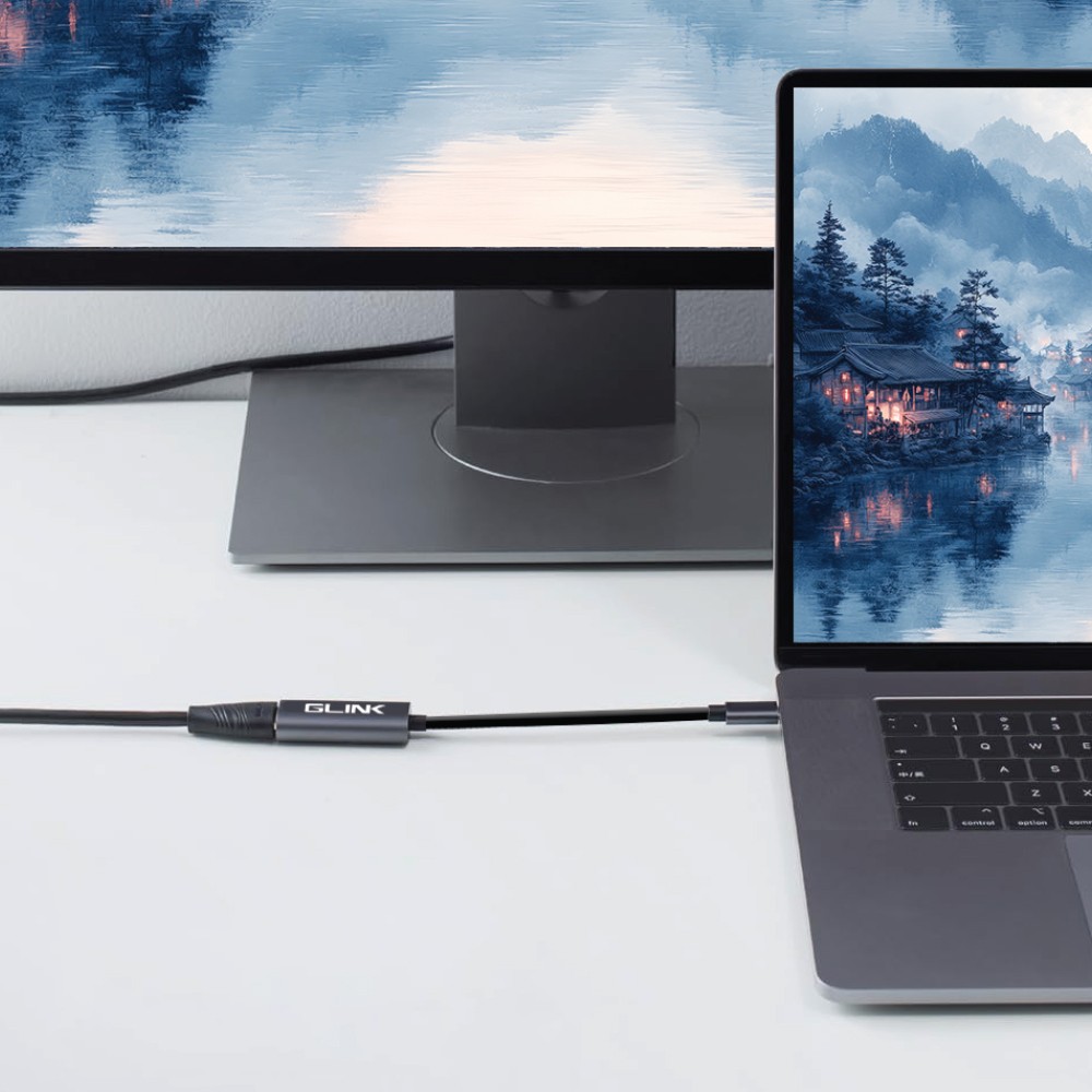 Glink Adapter USB-C to HDTV 4K@60Hz แปลง USB-C เป็น HDMI Glink Adapter USB-C to HDTV 4K@60Hz แปลง USB-C เป็น HDMI