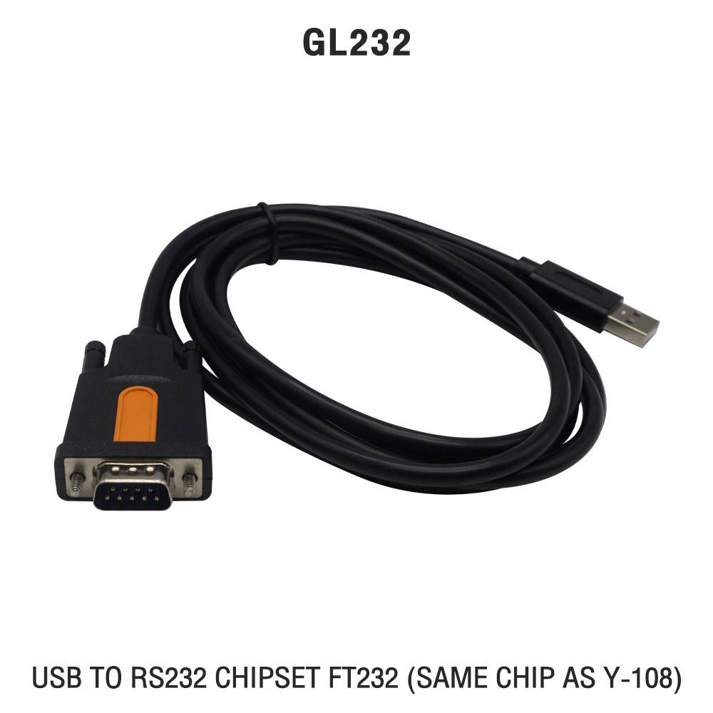 GLINK GL-232 USB2.0 TO RS232 SERILA CABLE 1.8M