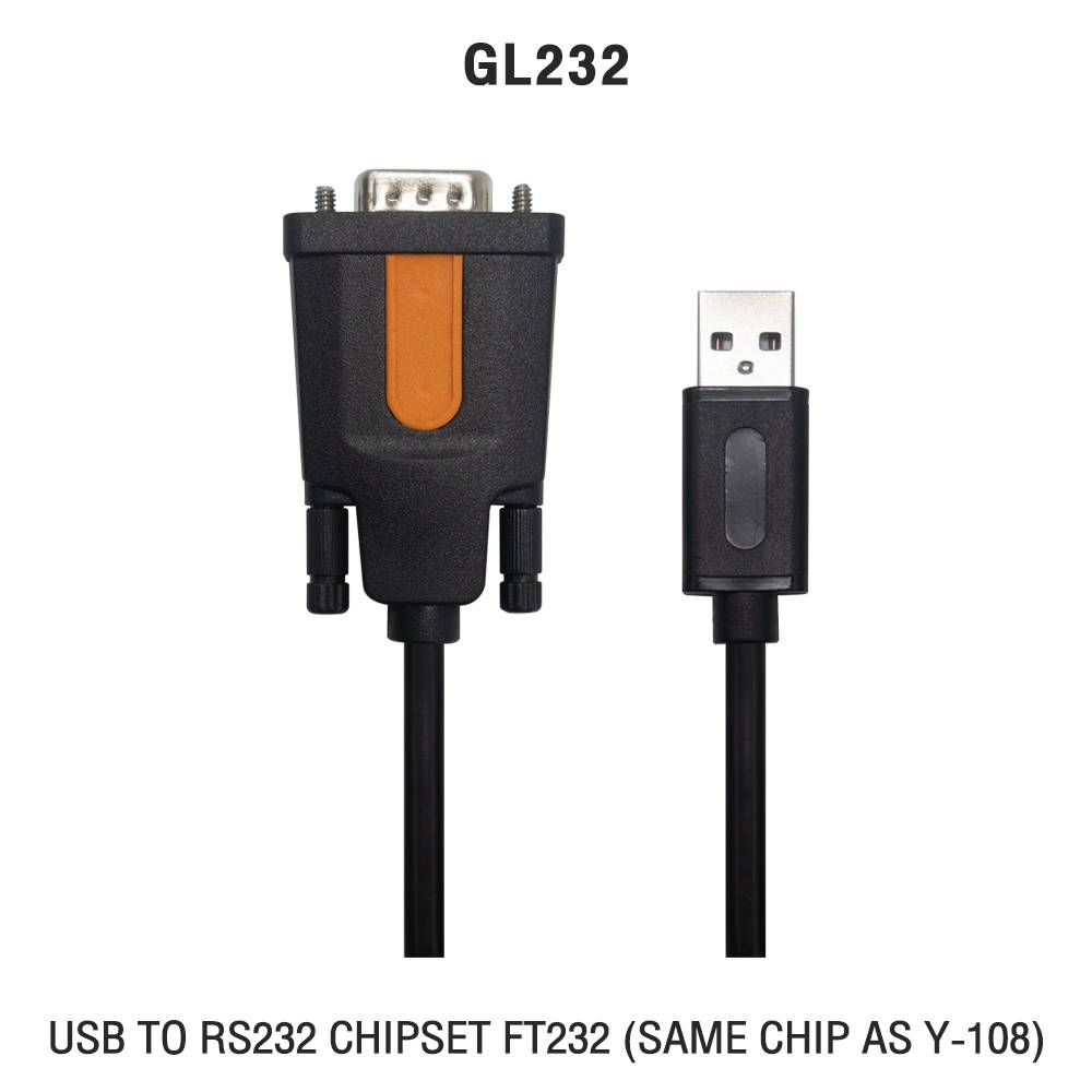 GLINK GL-232 USB2.0 TO RS232 SERILA CABLE 1.8M