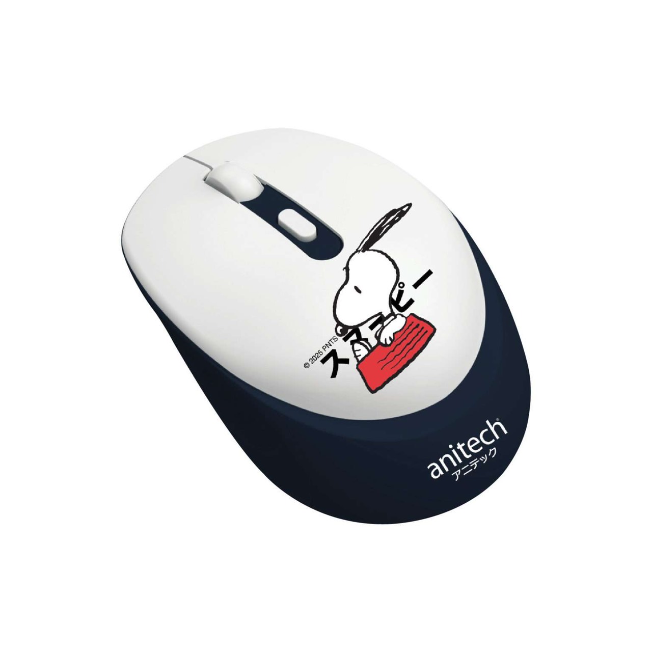Anitech X Snoopy 3 เม้าส์ไร้สาย คลิกเงียบ เชื่อมต่อแบบ USB ปรับ DPI 3 ระดับ Anitech X Snoopy 3 เม้าส์ไร้สาย คลิกเงียบ เชื่อมต่อแบบ USB ปรับ DPI 3 ระดับ