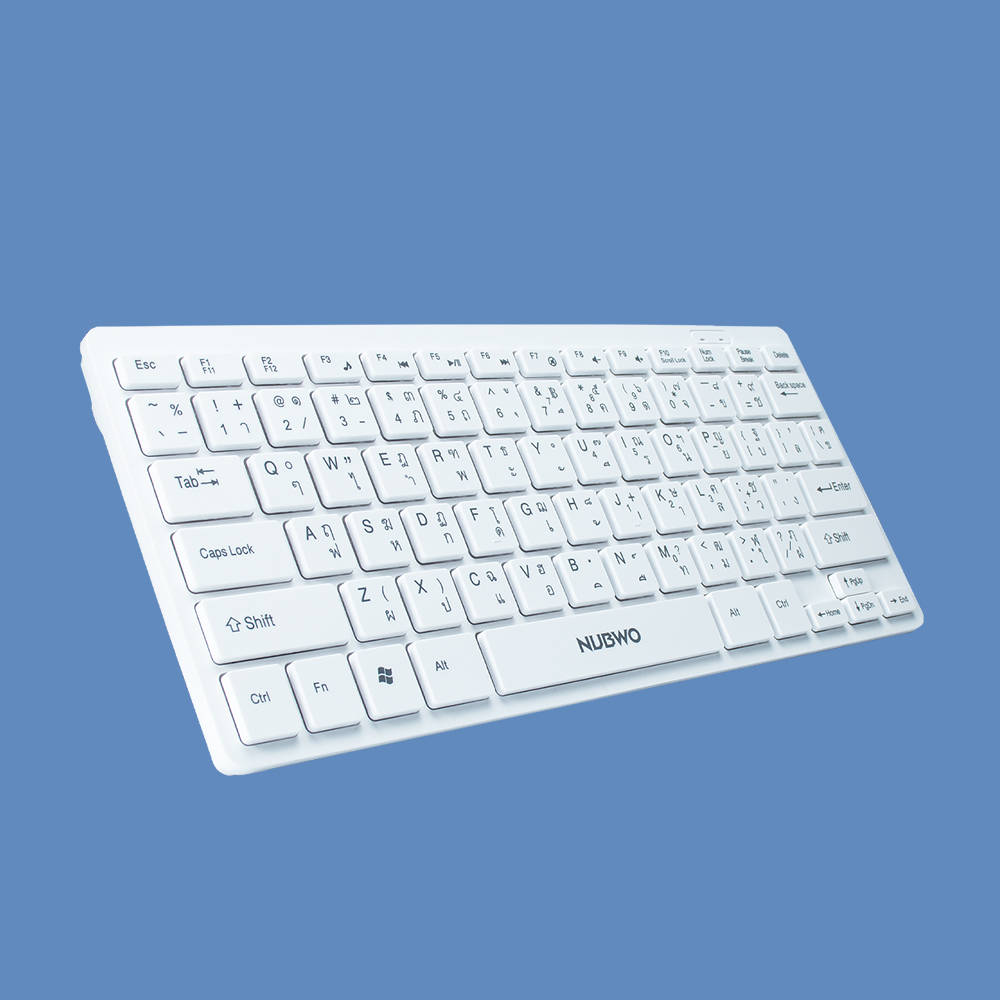 USB MINI KEYBOARD 78Keys ยี่ห้อNUBWO รุ่นNK-35 สีขาว USB MINI KEYBOARD 78Keys ยี่ห้อNUBWO รุ่นNK-35 สีขาว