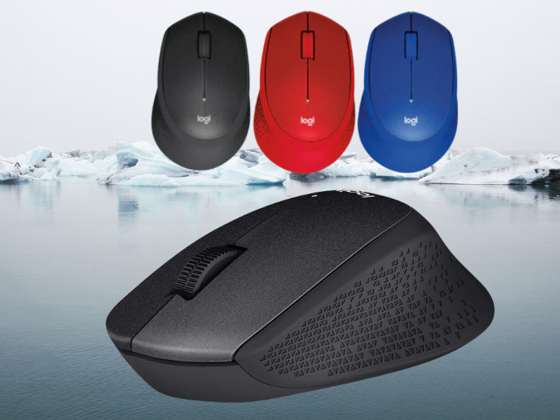 LOGITECH M331 MOUSE ไร้สาย WIRELESS SILENT PLUS 1000dpi.