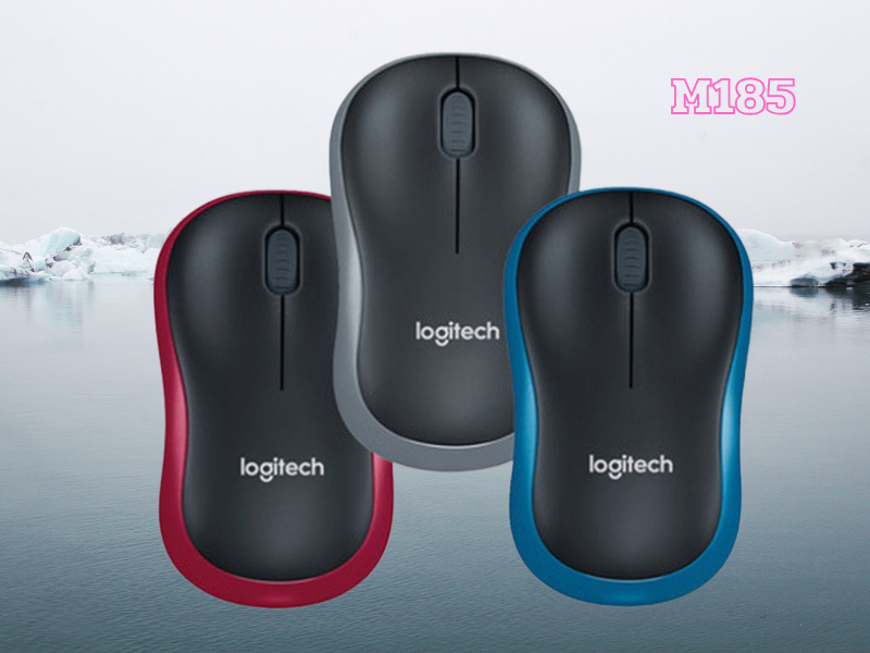 Logitech M185 Mouse Wireless Plus Comfort M185 เมาส์ไร้สาย