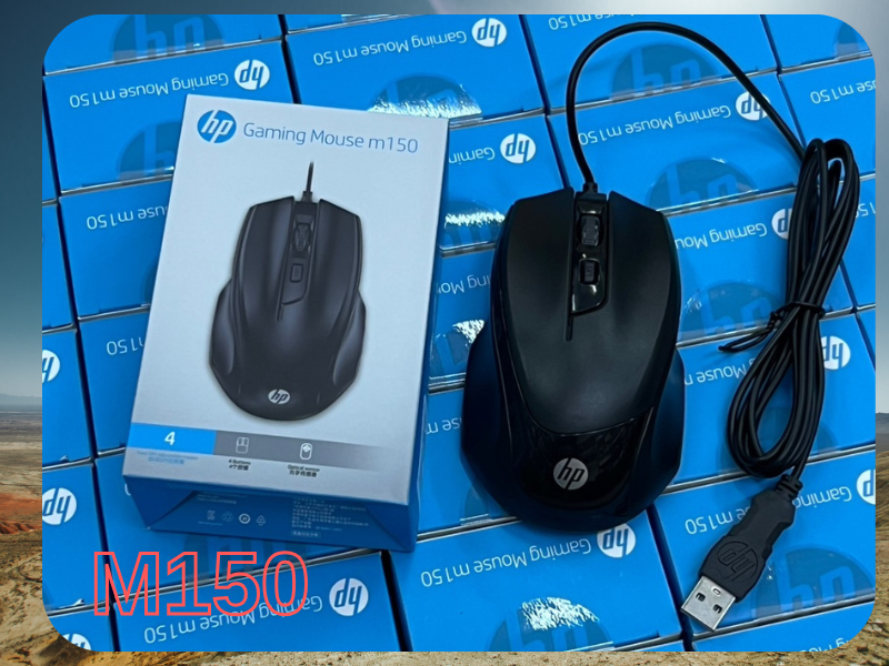 HP M150 USB GAMING OPTICAL MOUSE 800-2000dpi สีดำ HP M150 USB GAMING OPTICAL MOUSE 800-2000dpi สีดำ