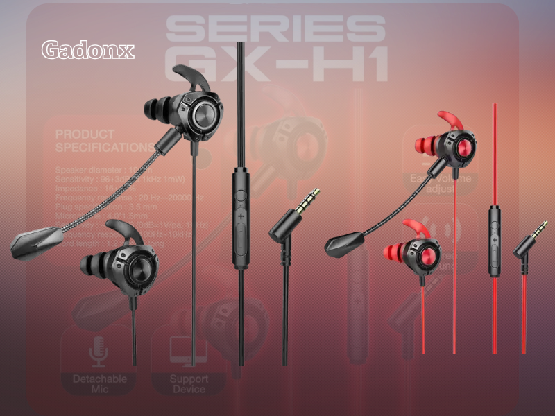 GADONX SERIES GX-H1 หูฟัง Earphone 3.5mm มีไมโครโฟน