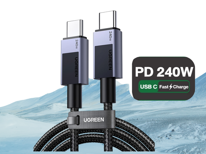 UGREEN รุ่น L512 สายชาร์จ USB-C TO USB-C Fast charge 2.0M