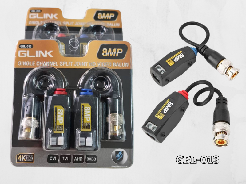 GLINK Passive UTP Video Balun 8 MP รุ่น GBL-013