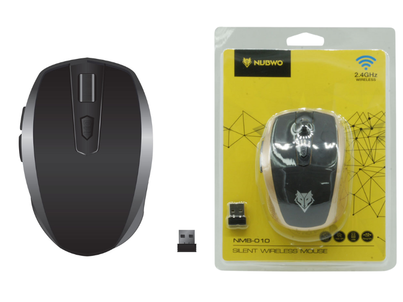 NUBWO NMB-010 MOUSE WIRELESS 2.4GHz ไร้สาย คลิ๊กไม่มีเสียง NUBWO NMB-010 MOUSE WIRELESS 2.4GHz ไร้สาย คลิ๊กไม่มีเสียง