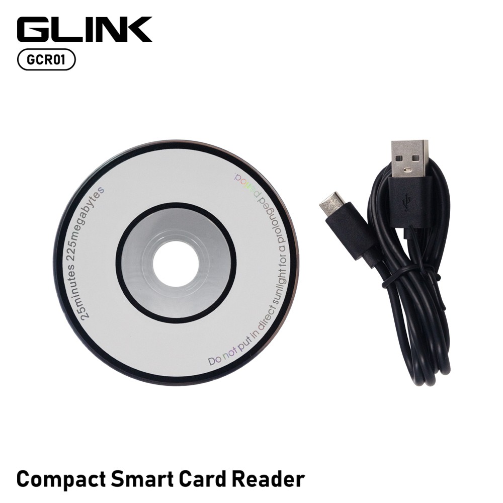 GLINK GCR01 COMPACT SMART CARD READER อ่านบัตรประชาชน GLINK GCR01 COMPACT SMART CARD READER อ่านบัตรประชาชน