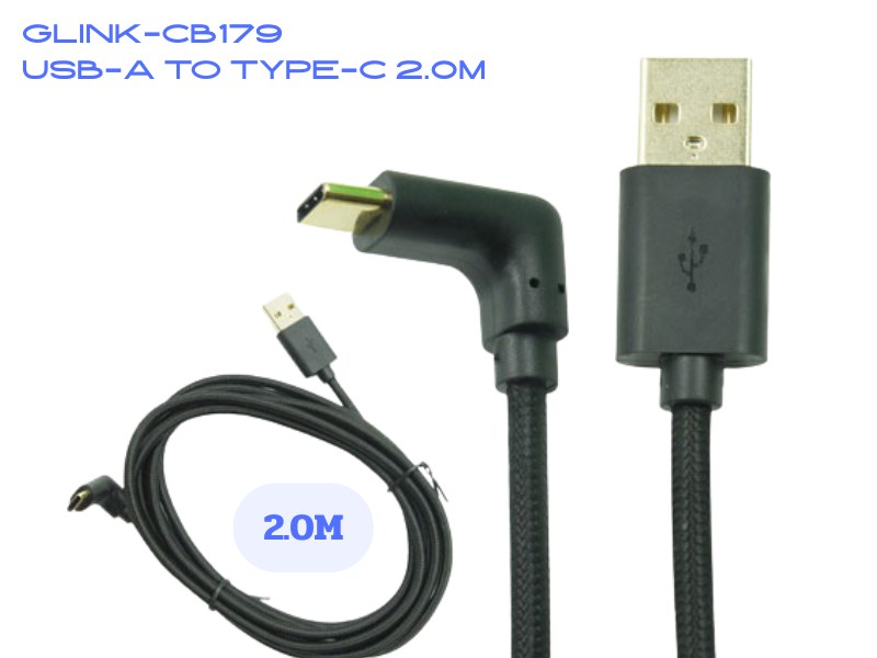 GLINK รุ่น CB179 USB2.0 TO USB TYPE-C สายยาว 2.0เมตร