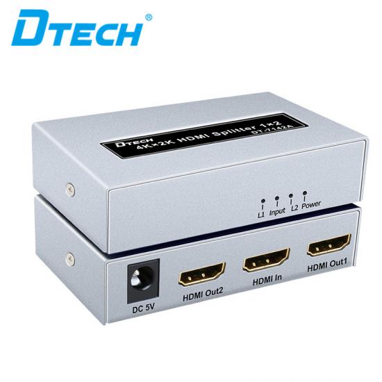 DTECH HDMI Splitter V1.4 (Gen2) รองรับ 4K @30Hz 1 TO 2 DTECH HDMI Splitter V1.4 (Gen2) รองรับ 4K @30Hz 1 TO 2