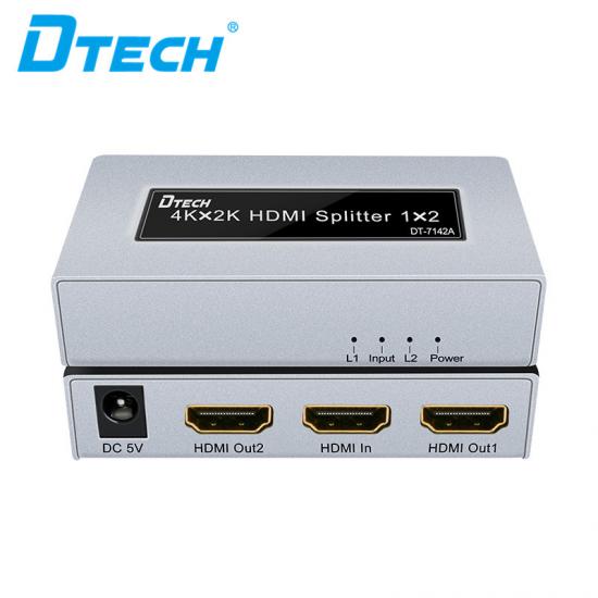 DTECH HDMI Splitter V1.4 (Gen2) รองรับ 4K @30Hz 1 TO 2 DTECH HDMI Splitter V1.4 (Gen2) รองรับ 4K @30Hz 1 TO 2