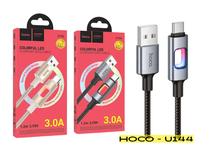 HOCO สายชาร์จมือถือ สายชาร์จแท็ปเล็ต USB-A TO USB-C 1.2M